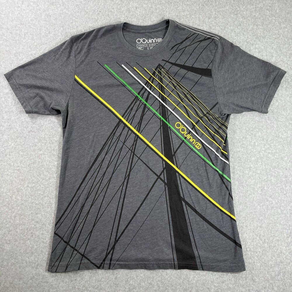 O’Quinn Change Directions Logo Graphic Tee  Men’s Size Large Everyday Wear